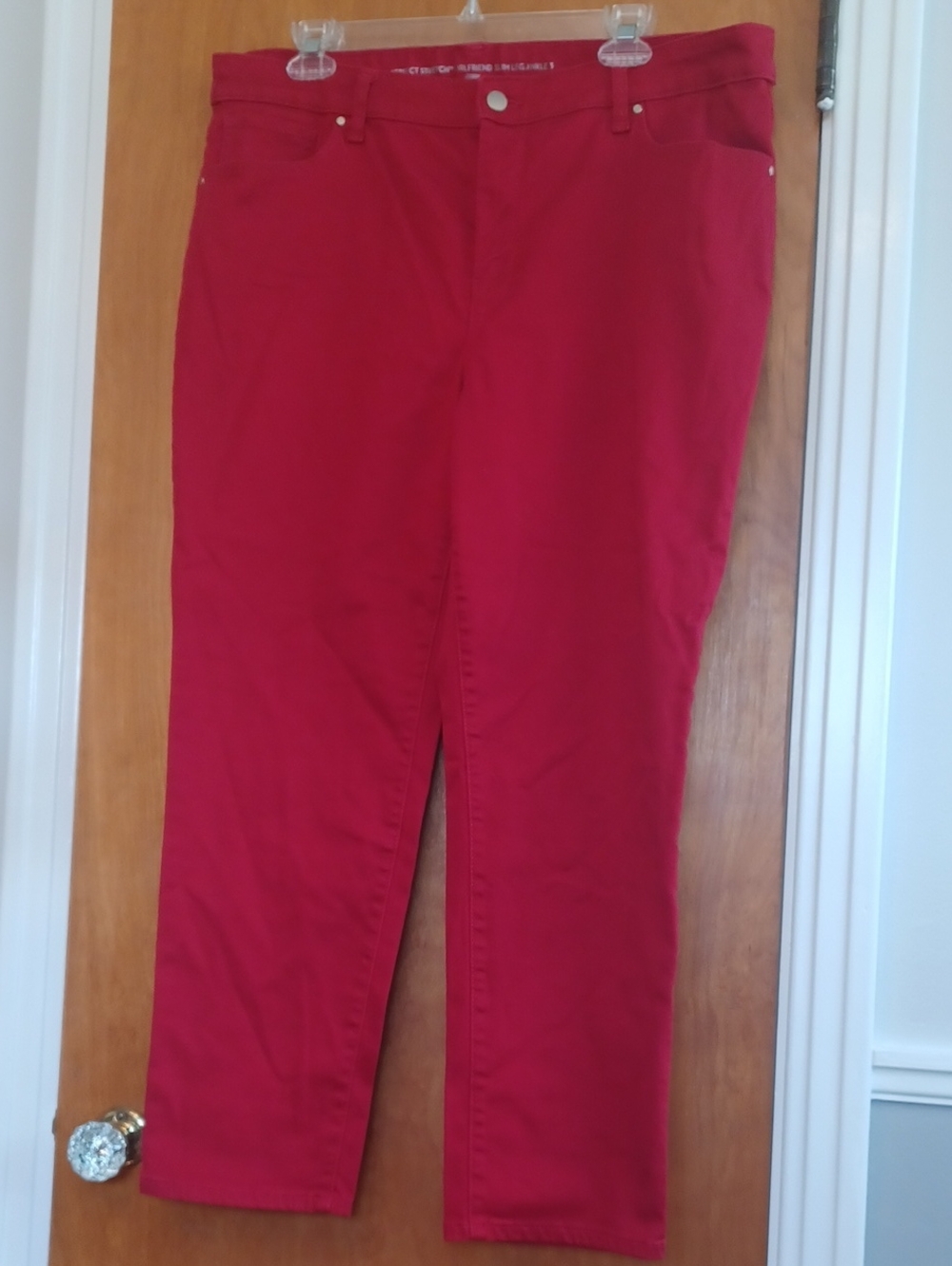 Chico's Perfect Stretch Girlfriend Slim Leg Ankle Jeans Sz.3.W.36".R.11.5".L.26"